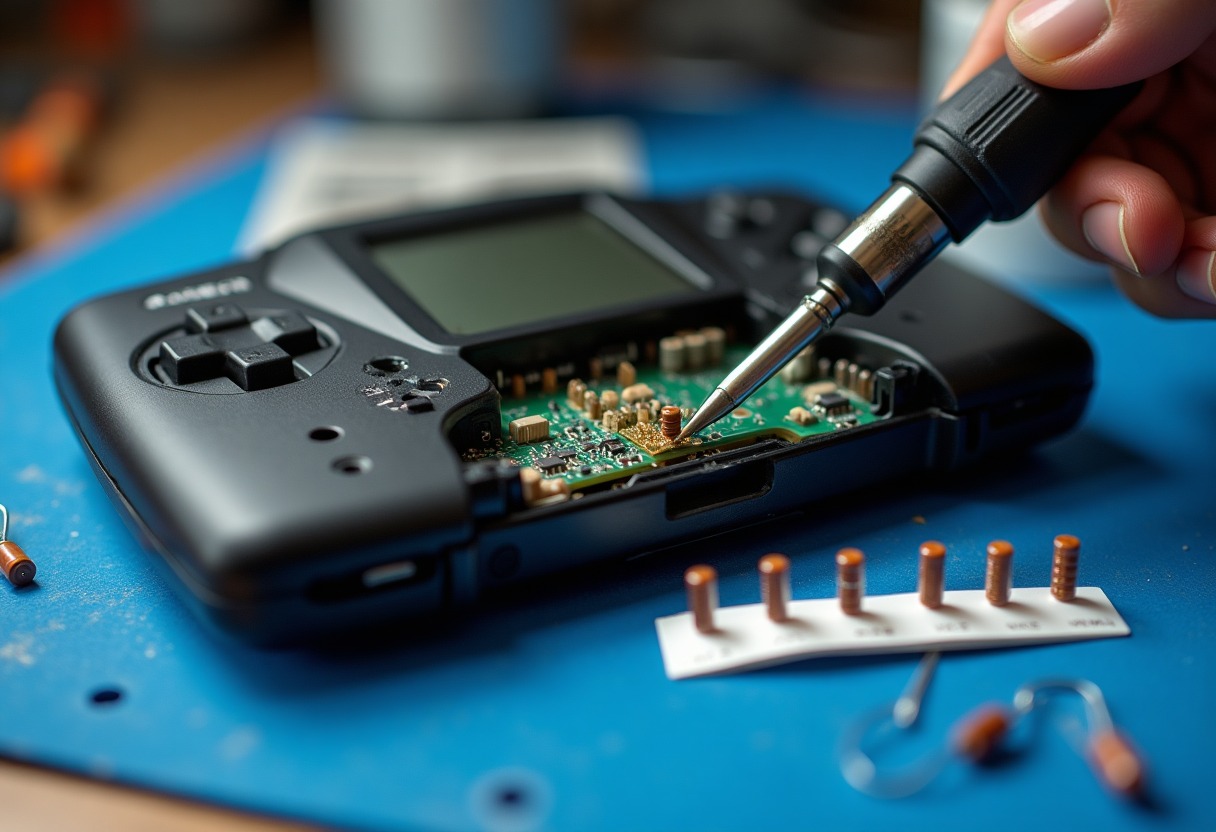 Game Gear Capacitor Replacement & Screen Repair Guide