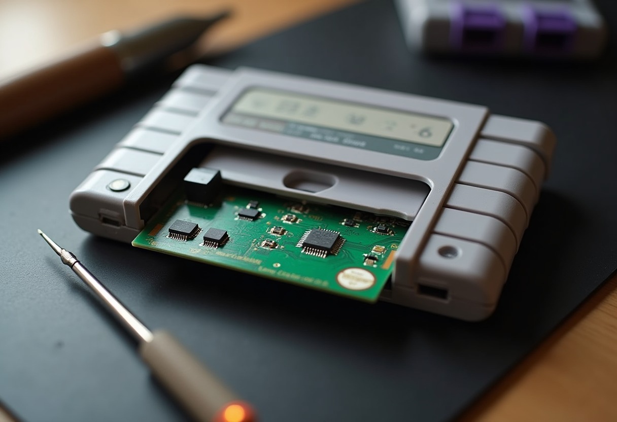 SNES Cartridge Chip Identification: ROM Revision Guide